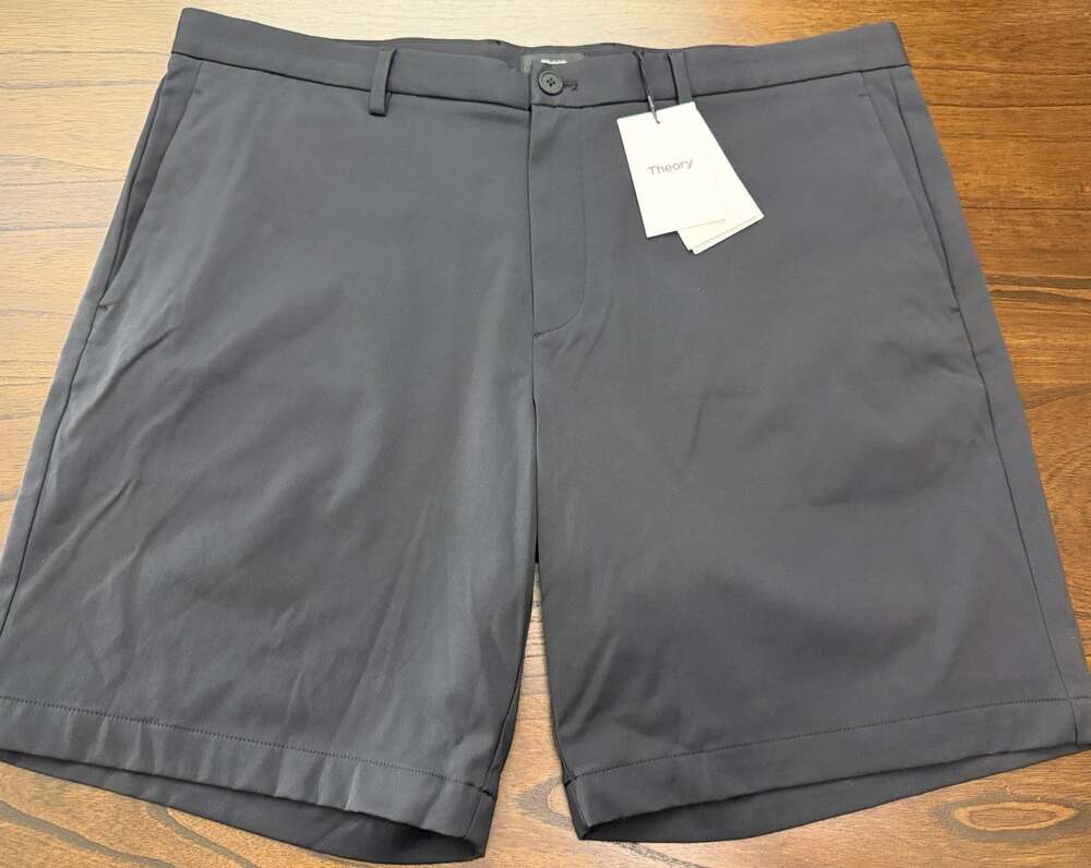 NEW Men’s Theory Shorts Zaine Neoteric FlatFront Lightweight Size 40 NWT $165